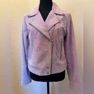 Suede Moto Jacket